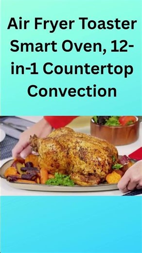 Handy Air Fryer Toaster Smart Oven, 12-in-1 Countertop!