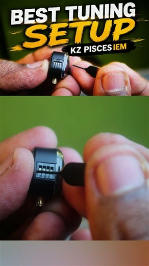 KZ Pisces IEM Best Tuning Setup #shorts #iem #iemtamil #iemreview #kz #kziem #kzpisces #tamil