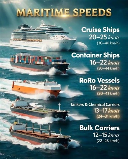 ⚡ **Maritime Speeds: Know Your Vessel Type Performance**