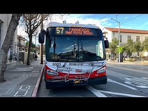 (FULL ROUTE) SF MUNI 2021 New Flyer XE40 #5003 on 57 Parkmerced