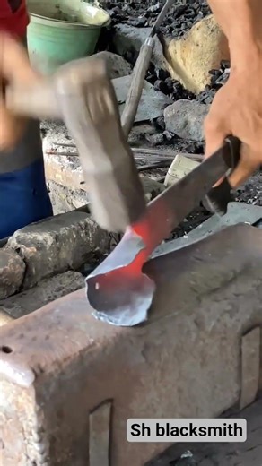palm knife making process#blacksmithing