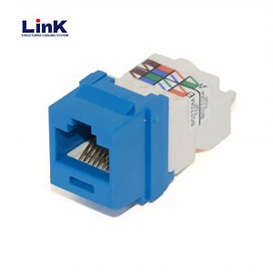 [Hot Item] Premium 180 Degree RJ45 Cat 6 Keystone Jack for UTP Connections