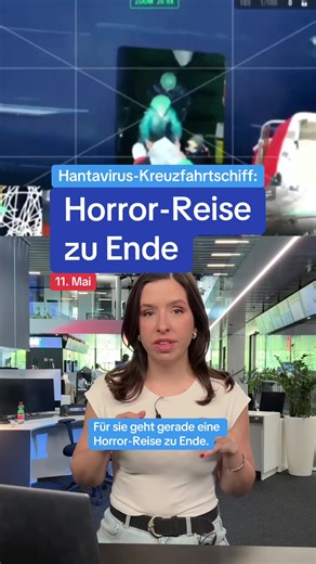 Passagiere des „Hondius“-Kreuzfahrtschiffs werden heimgebracht: Dort war eine tödliche Variante des Hantavirus ausgebrochen #zeitimbild #zib #hantavirus #hondius #kreuzfahrtschiff