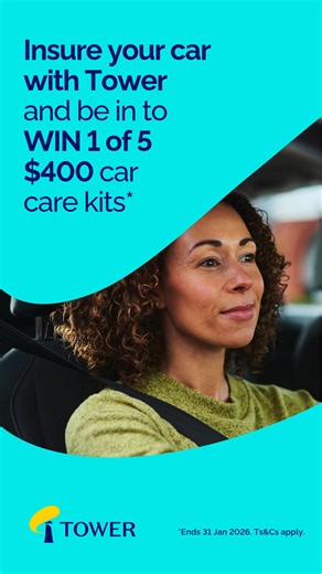 Looking for car insurance? Cover your car with Tower and you’ll go in the draw to win a car care kit worth $400. We’ve got five to give away! Ts&Cs apply. | Tower Insurance Fiji