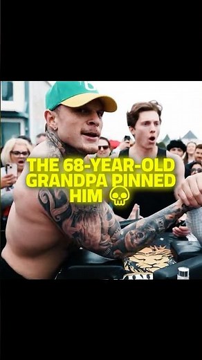 Massive Bodybuilder HUMBLED By 68-Year-Old Grandpa 😱 #shorts #armwrestling