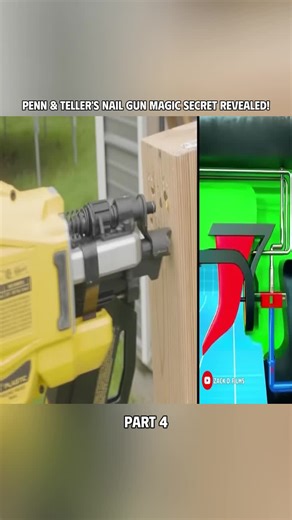 Penn & Teller's Nail Gun Magic Trick Unveiled