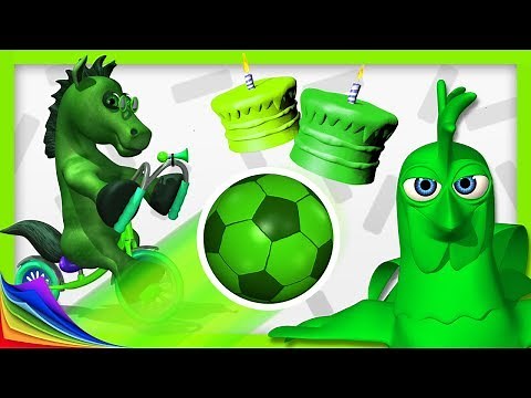 Colores de La Granja de Zenón | Color Verde | A Jugar