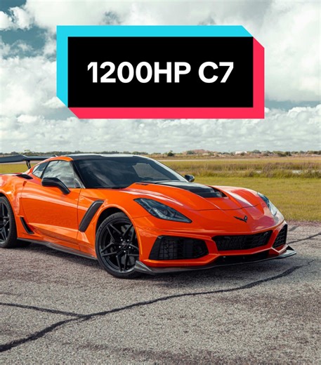 HPE1200 C7 Corvette ZR1. 8.97s @ 156mph in the 1/4 mile😮‍💨🇺🇸 #hennessey #chevrolet #corvette #c7 #zr1