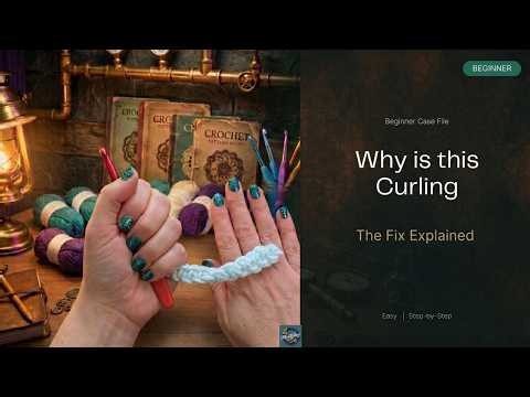 Why Is My Crochet Curling? Common Causes & Easy Fixes for Beginners