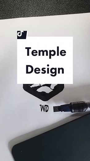 Japanese Temple Symbol Design | Logo Maker & Illustration