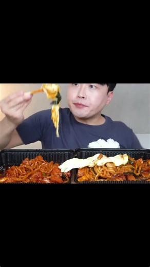 STOP SCROLLING! 🔥 Spicy Cheese Chicken Udon Mukbang 🤤 #MukbangReels#FoodASMR#SpicyChicken#Chees