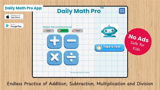 🔢Daily Math Pro App – Build Strong Math Skills Every Day! Our New math practice app - coming soon. Comment “MATH” if you want to try it before everyone else! ➕➖✖️➗ No more fear of numbers - Daily Math Pro App turns math fear into confidence. ➕➖✖️➗ Help your child master addition, subtraction, multiplication, and division with fun daily practice. Designed by experienced educators for kids aged 5–9 (Grades K–4), Daily Math Pro turns math fear into confidence. ✔ Step-by-step hints like a personal