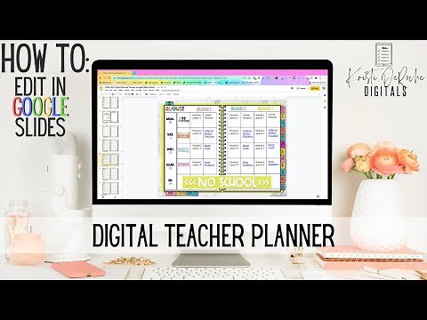 HOW TO: Edit your Digital Planner in Google Slides
