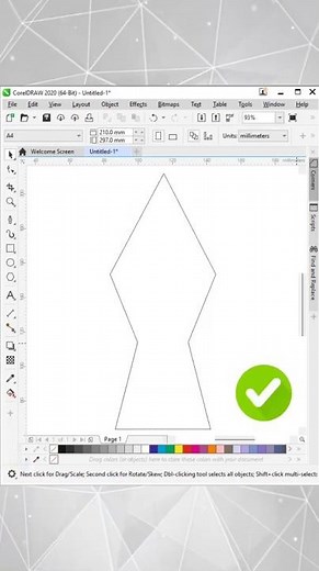 How to Stretch or Scale Segments of a Curve Object in Coreldraw