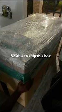 Cost breakdown to ship a barrel and boxes to Jamaica
