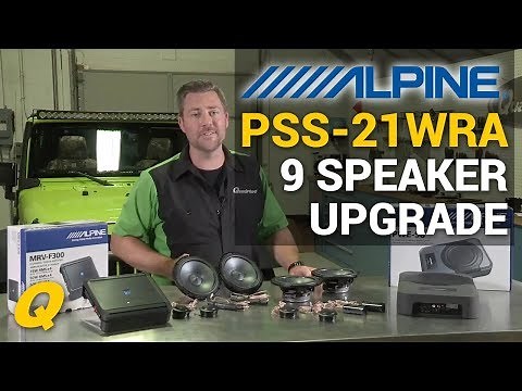 Alpine PSS21WRA Complete Sound System Upgrade Install for Jeep Wrangler