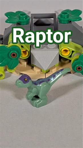 LEGO RAPTOR With Hideout Jurassic World #lego #legojurassic #legocollections