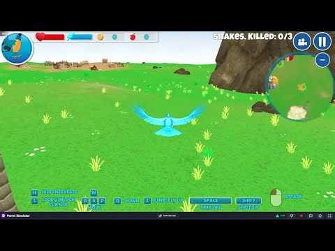 PARROT SIMULATOR no CrazyGames – Viva Como um Papagaio em uma Ilha Tropical!