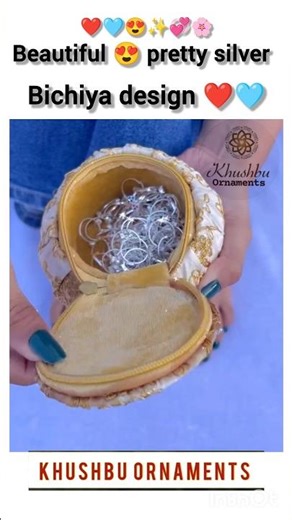 #viral new design beautiful 😍#cute silver bichiya 🌸 with 69% off✨#ytshorts #jewellery #shorts #payal
