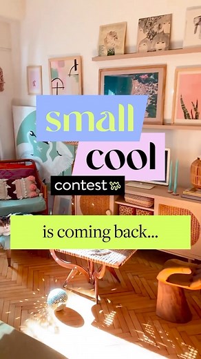 The Small/Cool Contest is officially back! 📣 We’re on the hunt for this year’s smallest, coolest real-life homes around the world. If your space is 1,000 square feet or fewer, you can enter the contest between May 1 through May 22 for a chance to win $1,000, as well as the chance to be featured on Apartment Therapy’s platforms. Head to the link in our bio for more details and to get those submissions ready! | Apartment Therapy