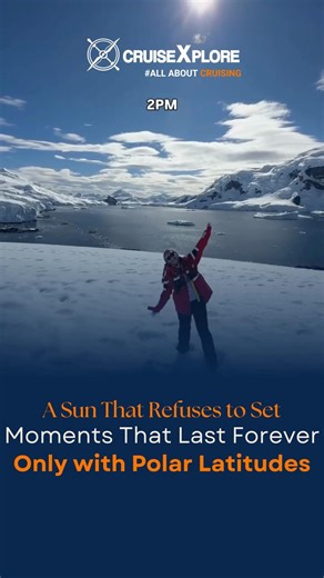 Ever wondered what it’s like when the sun never sets? 🤯🌞#antarctica