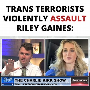 83K views · 1.9K reactions | Trans Terrorists Violently Assault Riley Gaines For more exclusive interviews, insight, and analysis like this, SUBSCRIBE to The Charlie Kirk Show TODAY: https://apple.co/2VCxGsh | Charlie Kirk | Facebook