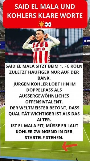 Said El Mala und Kohlers klare Worte 🌟👀