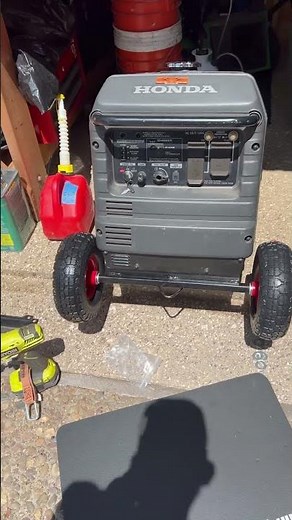 Big Wheel Kit on Honda EU3000is Generator! Who Needs Directions! Amazon Link Below. 1 of 2 videos.