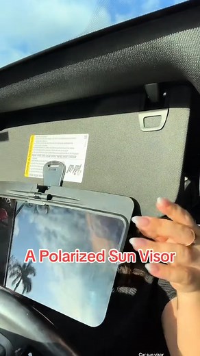 6K views · 133 reactions | Tired of sun glare while driving? Our sun visor extender offers polarizing protection to reduce glare and prevent eye fatigue, making driving safer and more comfortable. Quick installation, durable design, and perfect for any season! ☀️ Get yours today and drive with confidence! | Cozyllio | Facebook