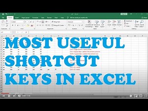 Tagalog Microsoft Excel Tutorial | Most Useful shortcut keys in excel | MichelleAntonette TV