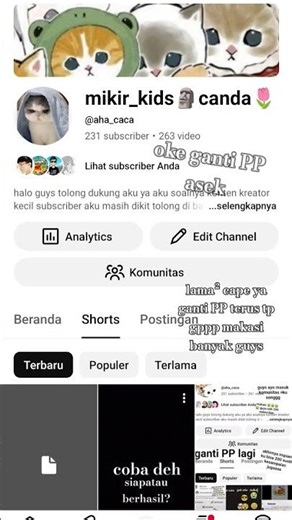 saat nya ganti PP lg #roblox #plisfypp