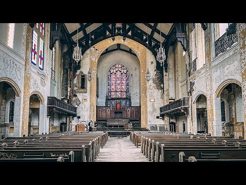 Abandoned Gothic-Style Lutheran Church in Chicago, Illinois
