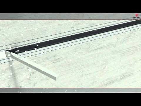 HTA Halfenschienen Montage / Einbau