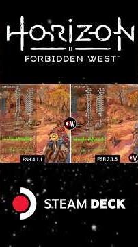 HORIZON FORBIDDEN WEST Steam Deck FSR 4.1 Performance Test