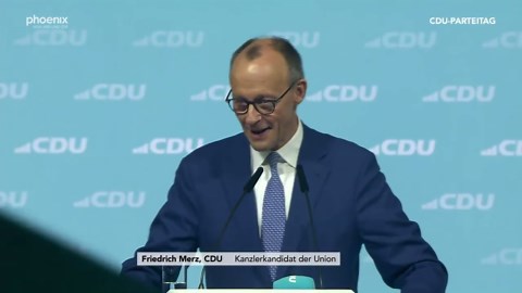 phoenix vor ort: Friedrich Merz eröffnet CDU-Parteitag