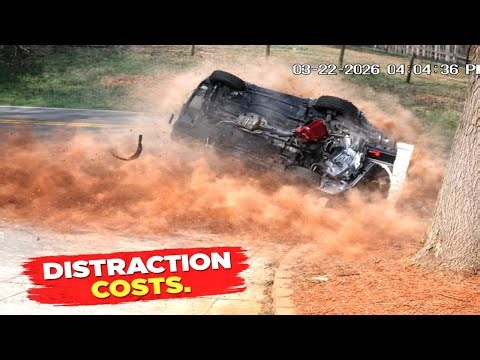 Eyes Off the Road Ends in Disaster --- Bad drivers & Driving fails #1508