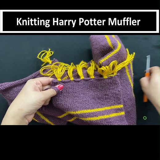 22K views · 222 reactions | Harry potter muffler | Knitting by Ritu Creations | Facebook