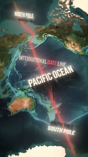 Crossing Time⏳The Mysteries and Mechanics of the International Date Line #fyp #fypシ #LearnOnTikTok #didyouknow #viralfact #facts #interestingfacts #education #map #maps #geography #history #geotok #historytok #foryoupage #foryou #us #usa #internationaldateline | Meridian Mysteries