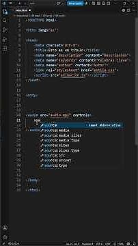 The AUDIO tag in HTML #tutorial #html