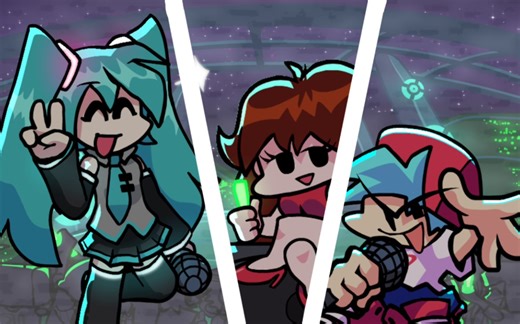 FNF优质模组 Miku全流程！！！(链接在简介)