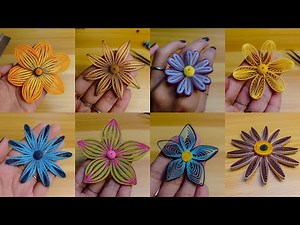 Unlock the Secret to Perfect Petals! 🌸 | Next Level Quilling with a Comb | 8 Different Styles