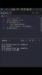 Day 01 - Print Hello World in Python Different Ways 🐍✨