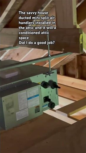 The savvy house ducted mini split air handlers installed