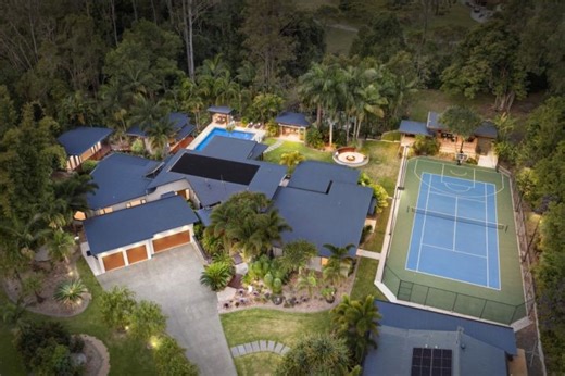 Model Catherine McNeil and Miles Plumlee's compound up for grabs as family grows