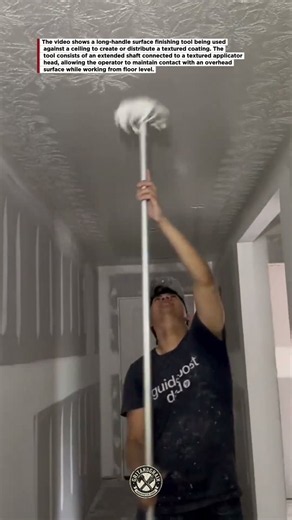 Long Handle Texture Roller for Efficient Ceiling Surface Finishing