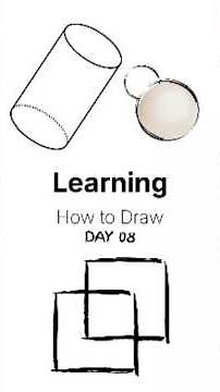 Drawing Basics Day 8 | Revision of Lines, Shapes & Perspective #drawingbasics #art #beginnerdrawing