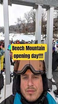 Opening day at Beech Mountain Resort—fresh snow, good vibes, and the season finally begins! #Beech