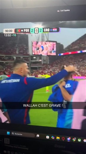 C’EST QUOI CETTE FIN MATCH #cdm #zaokiji #portugal #croatia #football