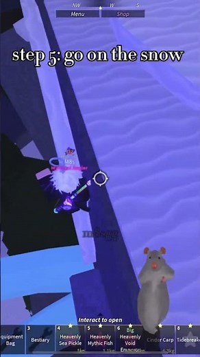 How to go to snowcap pond! #roblox #fisch