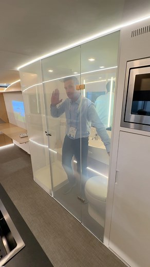 If I was going to get a travel trailer, this is it. Pebble is all electric with a sleek, modern interior. Did I mention it can hitch itself? Starts at $109,000. Coming later this year. | Rich DeMuro
